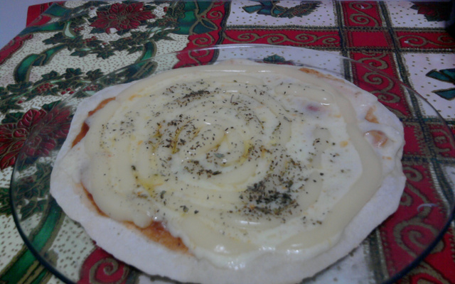 Pizza frita rapidinha