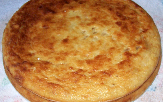 Pudim assado delicioso