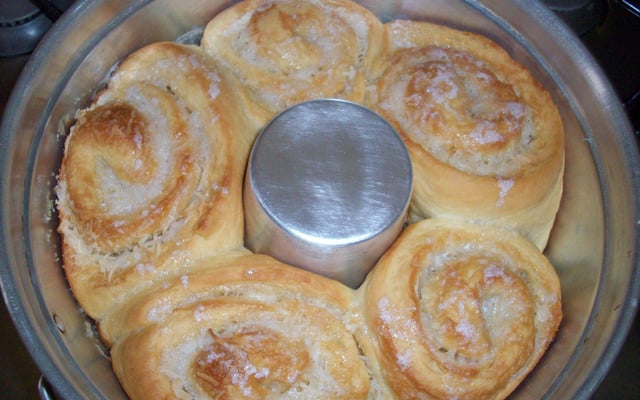 Rosca caracol de coco