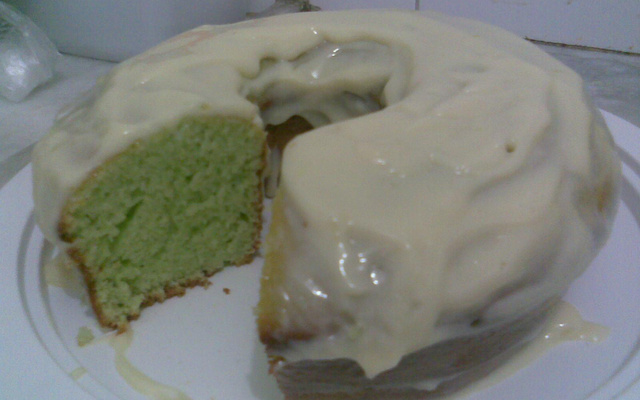 Bolo de gelatina de limão