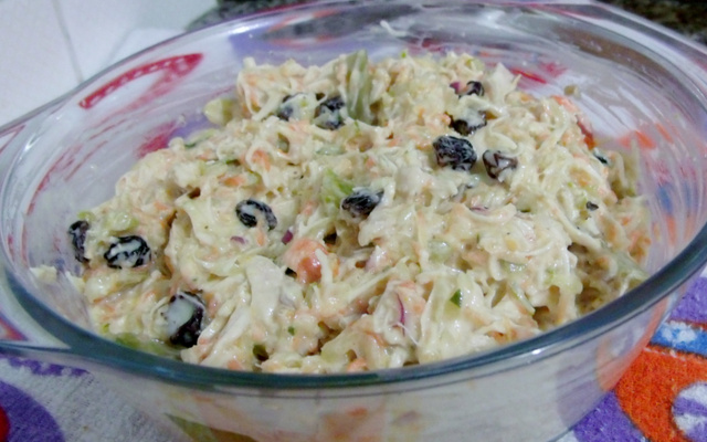 Salpicão de casca de melancia