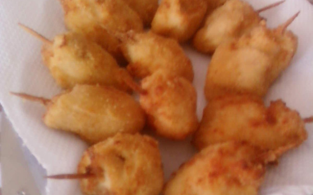 Coxinhas ao creme