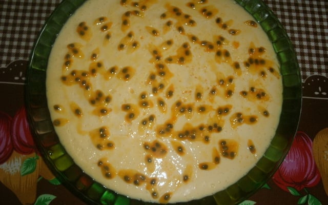 Mousse com suco de polpa