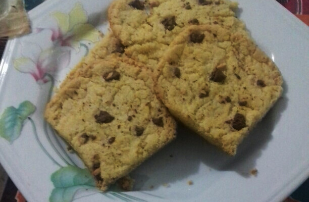 Cookie com massa de bolo