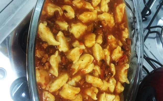 Nhoque perfeito com molho de bacon