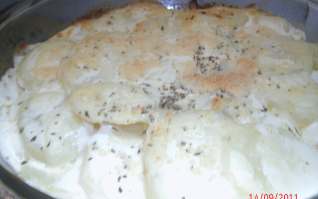 Batata gratinada