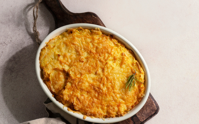 Palmito gratinado