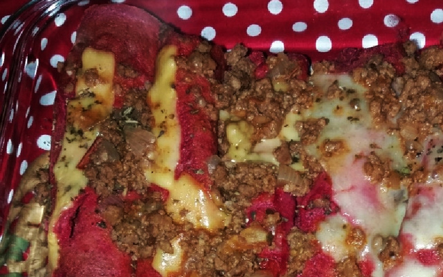 Panqueca colorida natural