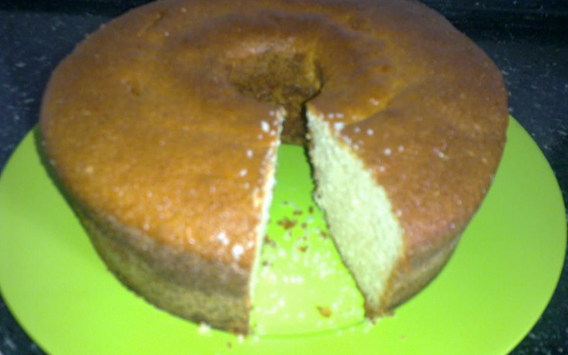 Bolo de iogurte com canela