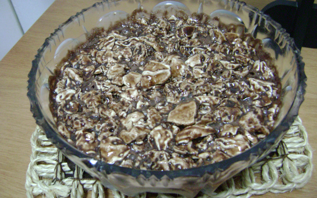Sobremesa fácil de chocolate da Nike