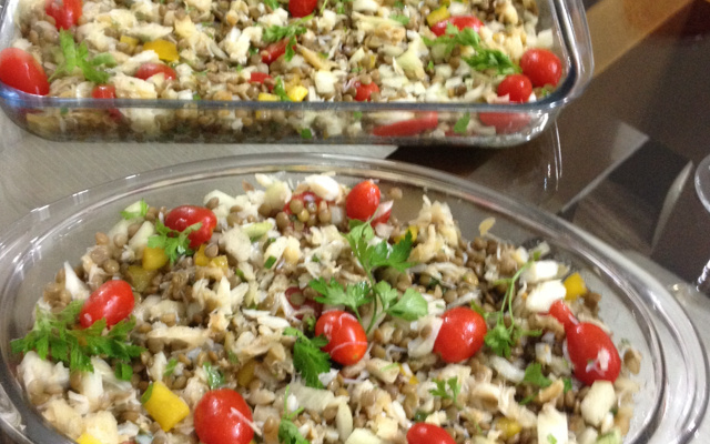 Bacalhau com Lentilha