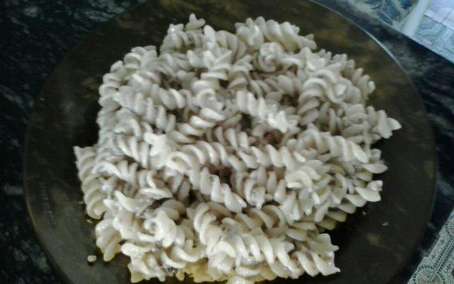 Macarrão com sardinha