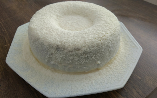 Bolo vulcão de leite ninho