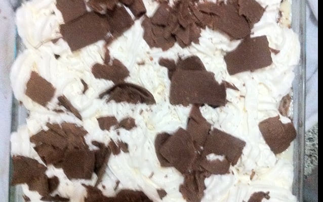 Pavê com chocolate super fácil