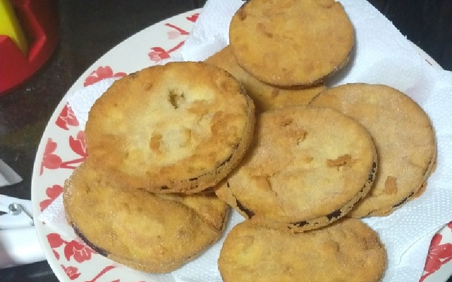 Berinjela a milanesa