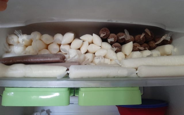 Geladinho de tapioca com coco