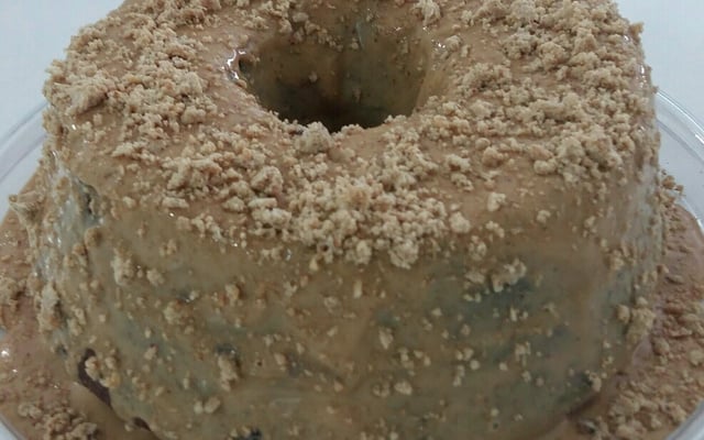 Bolo junino de paçoca