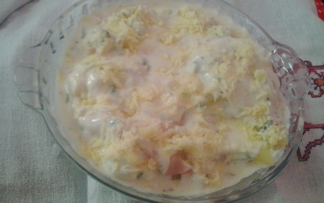 Couve-flor ao molho branco