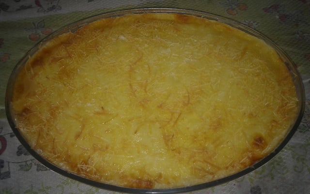 Escondidinho de frango com batata