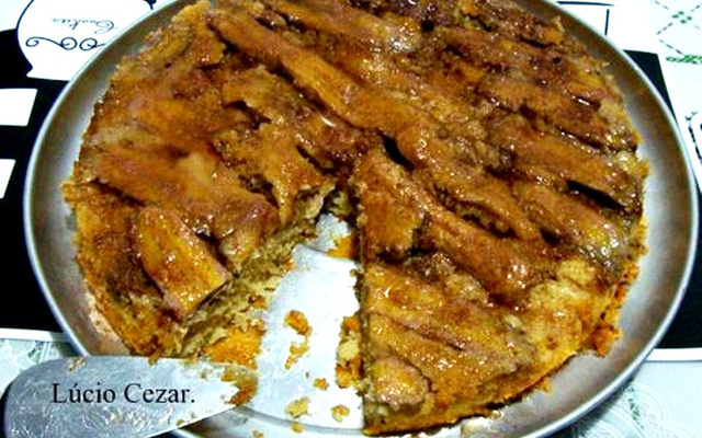 Bolo de banana delicioso do Lúcio Cezar
