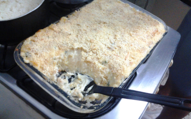 Purê de Batata com Bacalhau