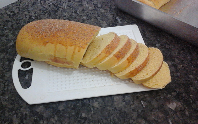Pão de forma caseiro