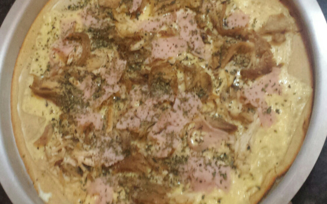 Massa de pizza caseira da mãe Ana