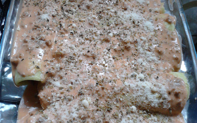 Massa de panqueca temperada