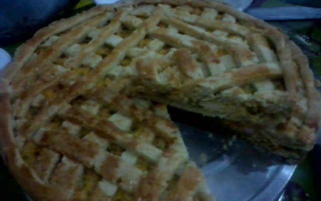 Torta de frango cremoso simples