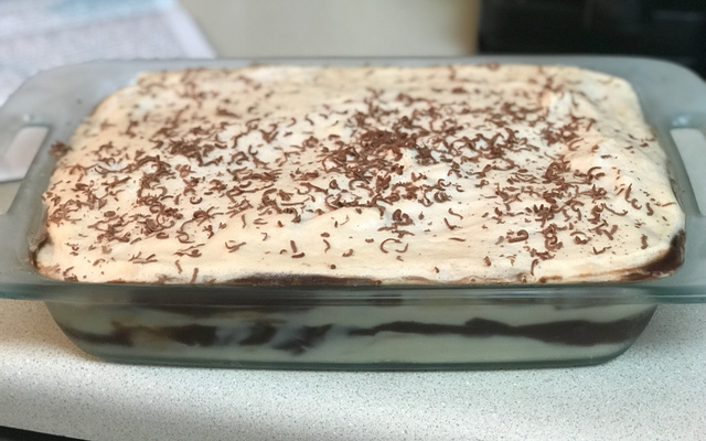 Pavê de chocolate maravilhoso