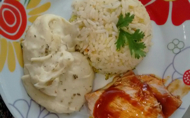 Purê de batata doce