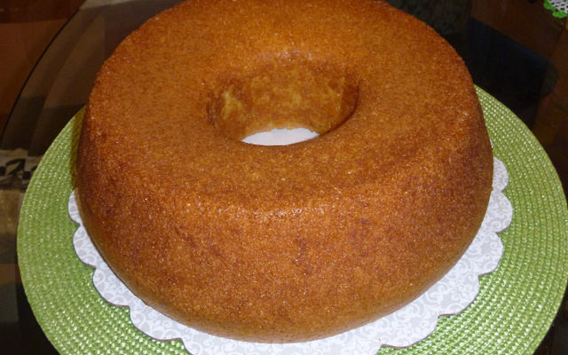 Bolo de fubá molhadinho