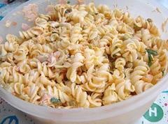 Macarrão com maionese da Déia