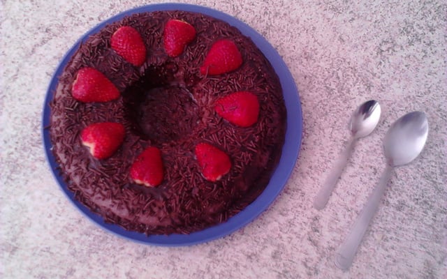 Pudim fácil de chocolate