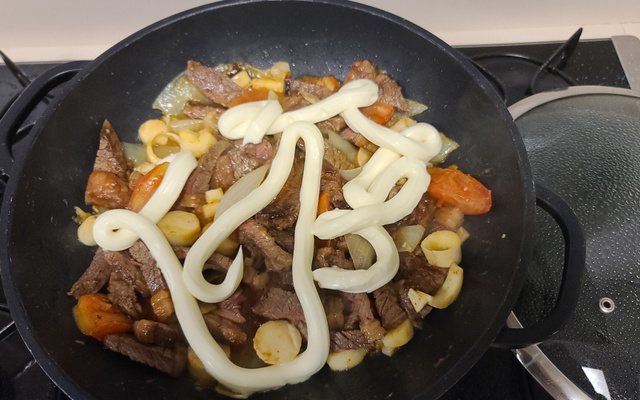 Picanha à moda com catupiry 