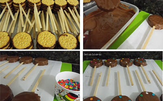 Pirulito de biscoito