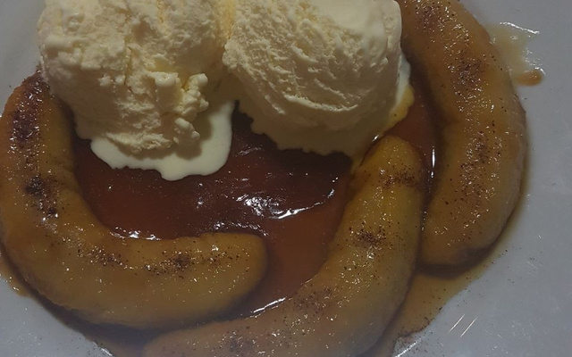 Banana flambada