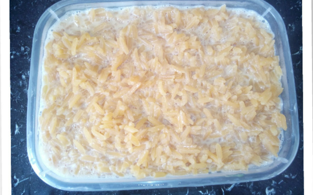 Arroz doce queimadinho simples