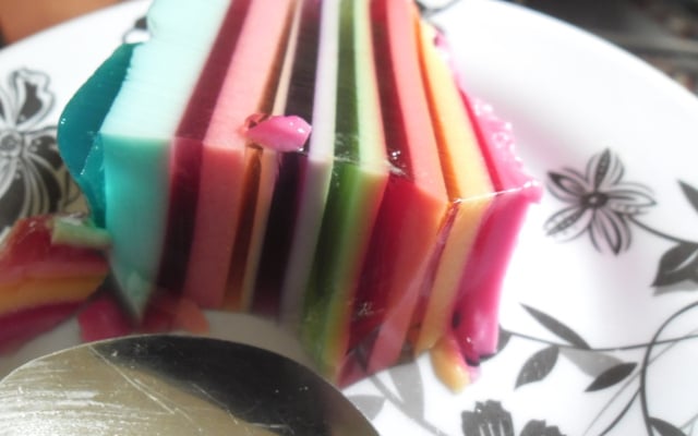 Gelatina em camadas em homenagem a The Office