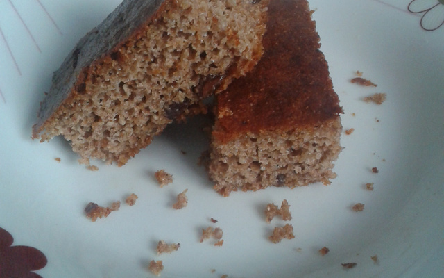 Bolo integral fácil de frutas cristalizadas sem açúcar