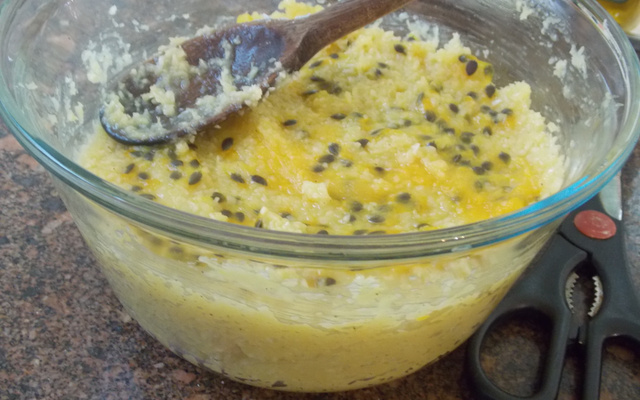 Cocada mole de maracujá