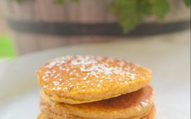 Panqueca americana de batata doce