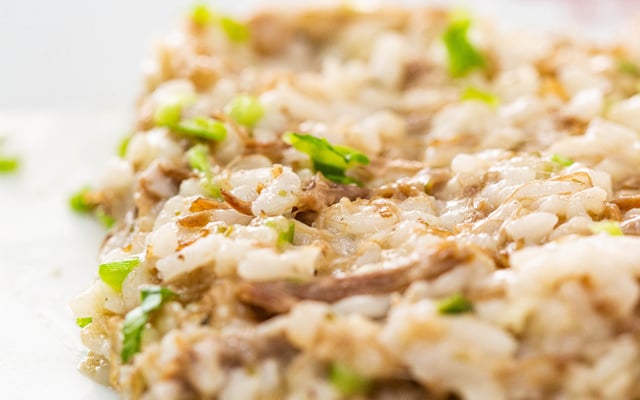 Risoto de costela gaúcha