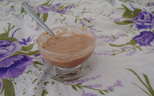 Pudim fácil de chocolate