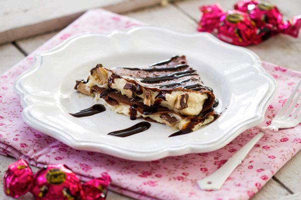 Crepe de chocolate