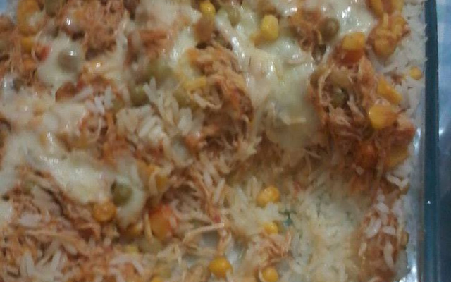 Arroz de forno com frango