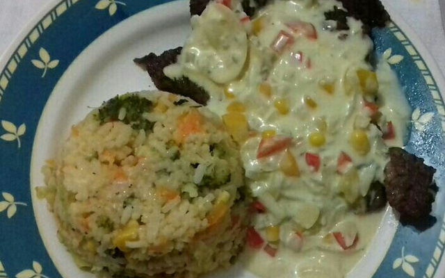 Filé mignon ao molho de gorgonzola