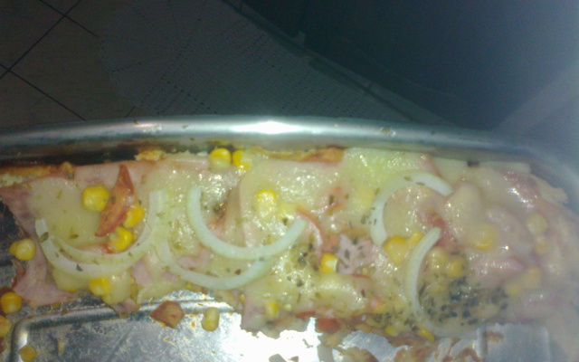 Pizza de pão de fôrma