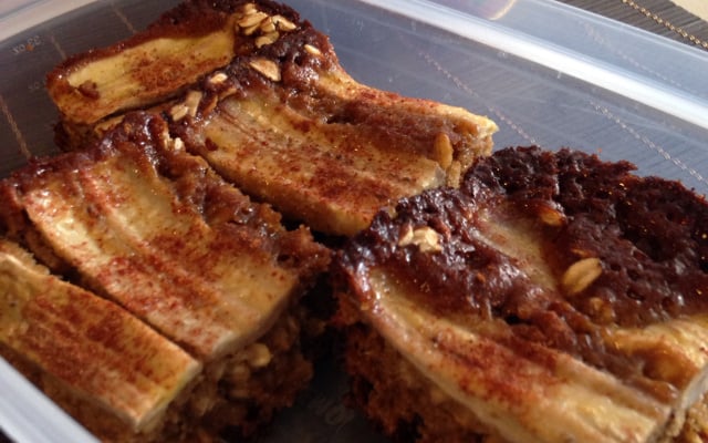 Torta de banana integral