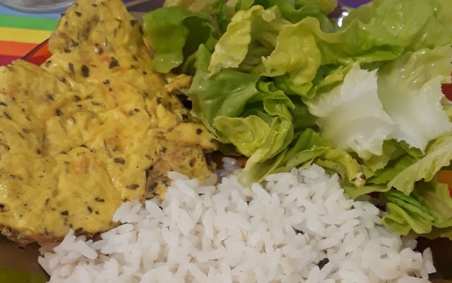 Filé de frango ao molho de mostarda ao forno